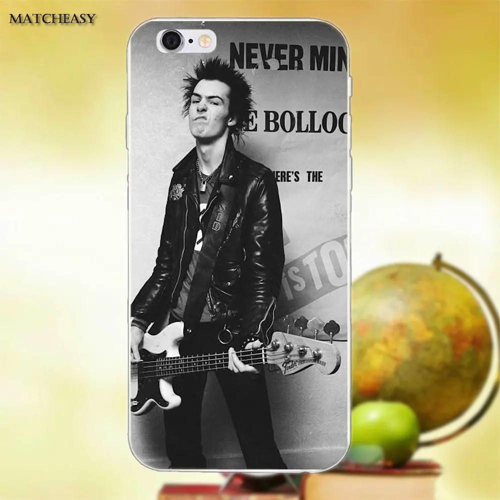 ТПУ чехлы кожа секс пистолеты 1975 Лондон рок-группа для Apple iPhone X XS Max XR 4 4S 5 5C SE 6 6S 7 8
