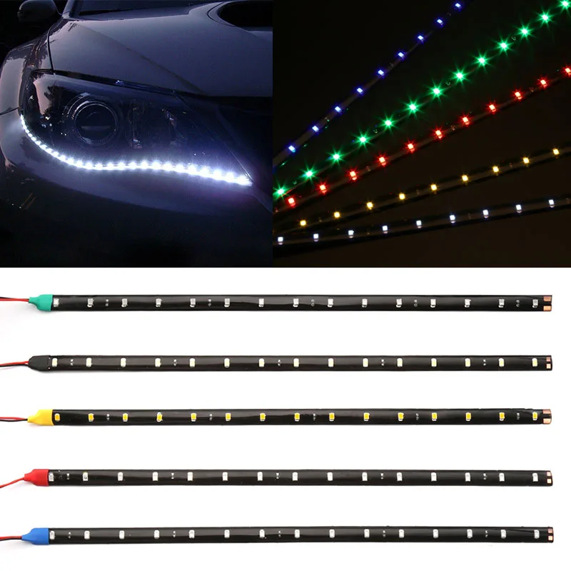 12 В 11,8 "15SMD Водонепроницаемые светодиодные дневные ходовые огни 30 см, автомобильная гибкая светодиодная лента, декоративные Автомобильные д...
12 В 11,8 "15SMD Водонепроницаемые светодиодные дневные ходовые огни 30 см, автомобильная гибкая светодиодная лента, декоративные Автомобильные д...