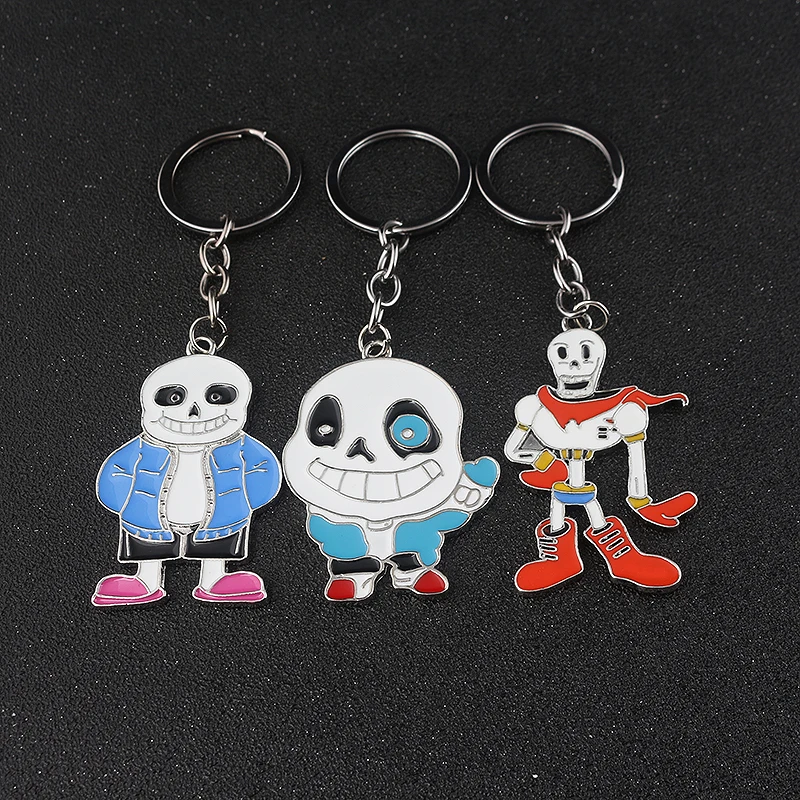 Undertale Sans Papyrus Keychain Games Cosplay Cute Panda Skull Pendant Key Chain Keying for Women Men Kids Jewelry Gift
Undertale Sans Papyrus Keychain Games Cosplay Cute Panda Skull Pendant Key Chain Keying for Women Men Kids Jewelry Gift