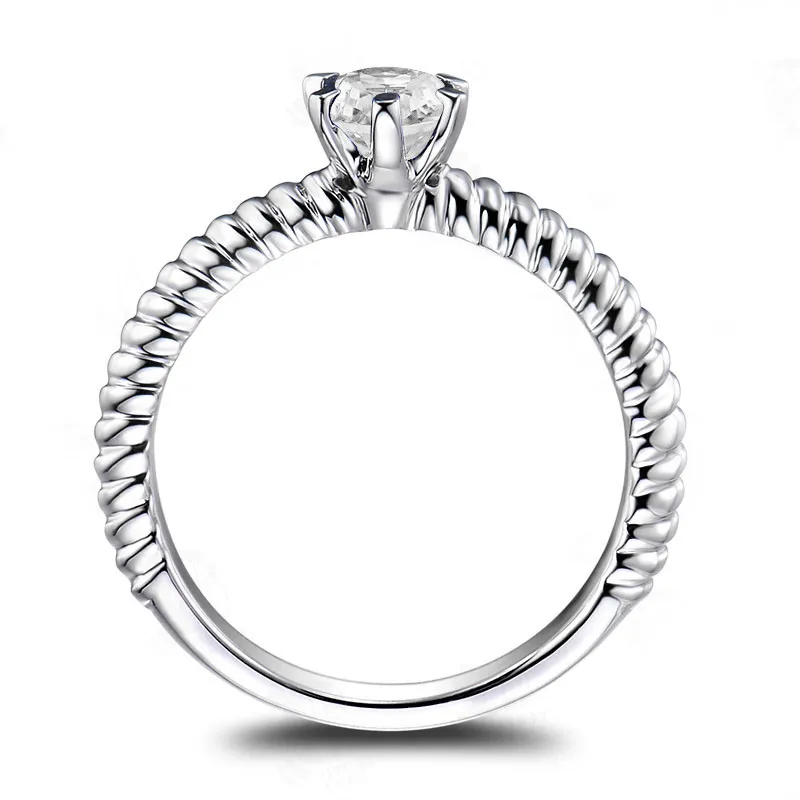 LESF Shining 925 Sterling Silver Classic Wedding Ring Jewelry Sona Simulated Diamond For Women Bridesmaid Gifts
LESF Shining 925 Sterling Silver Classic Wedding Ring Jewelry Sona Simulated Diamond For Women Bridesmaid Gifts