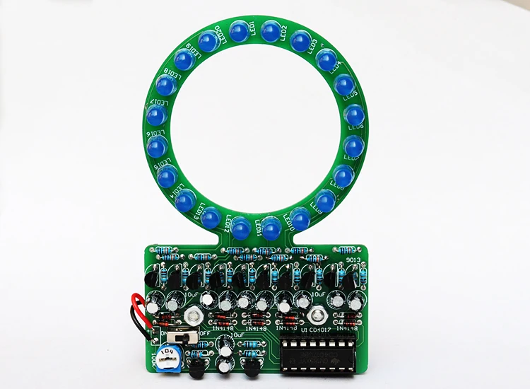 Diy Electronic Kit Set Gradient LED Water Light Production Kit Electronic DIY Parts 4017NE555 Welding Training
Diy Electronic Kit Set Gradient LED Water Light Production Kit Electronic DIY Parts 4017NE555 Welding Training