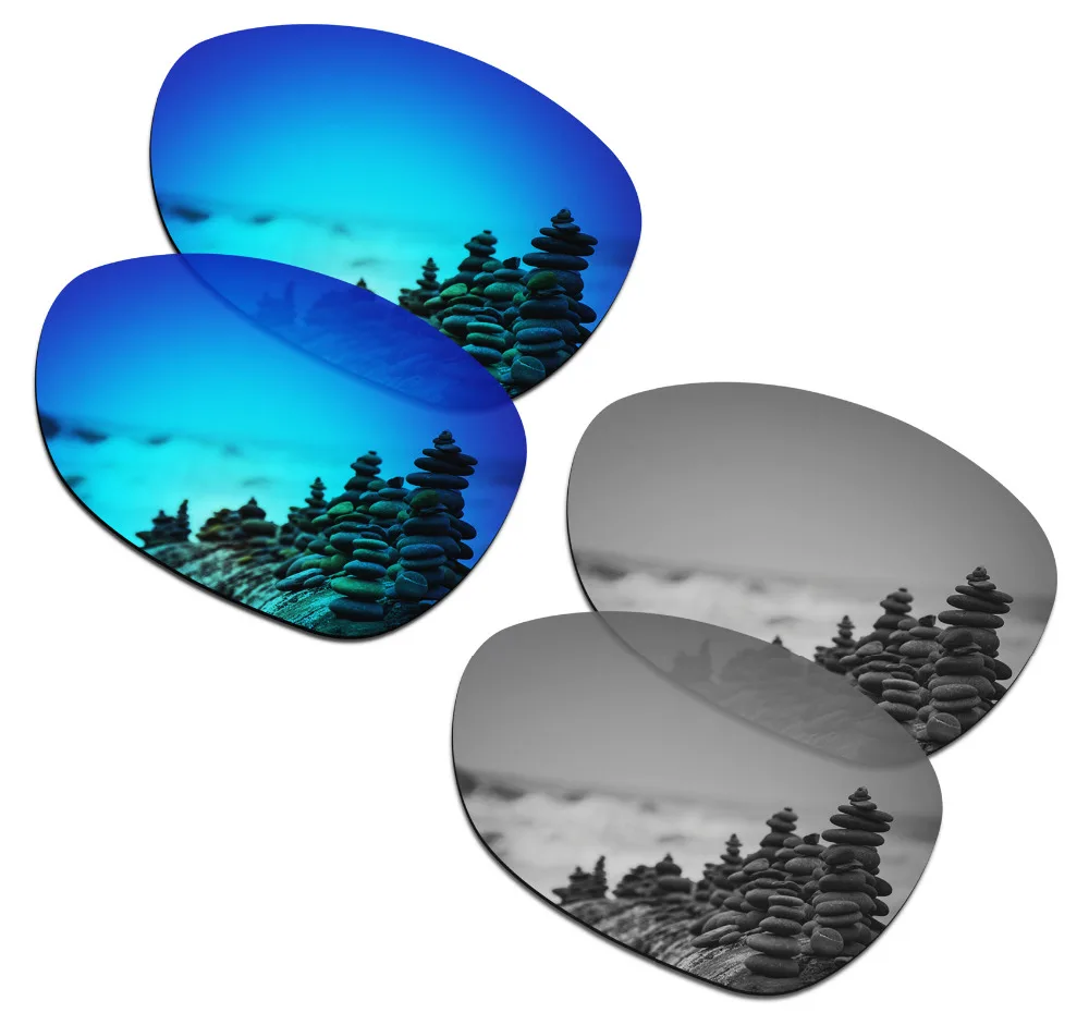SmartVLT 2 пары поляризованных солнцезащитных очков замена линз для Oakley Crosshair Новинка 2012 ледяной синий и серебряный Титан
SmartVLT 2 пары поляризованных солнцезащитных очков замена линз для Oakley Crosshair Новинка 2012 ледяной синий и серебряный Титан
