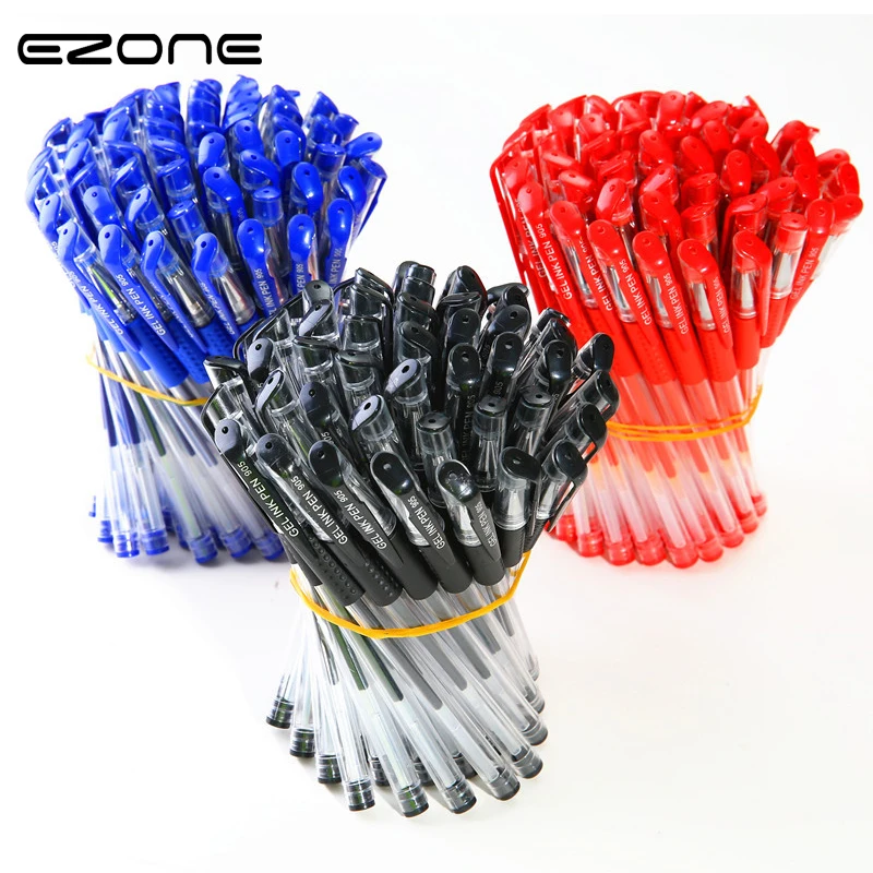 EZONE 20PCS Gel Pen 0.5mm Black/Blue/Red Ink Bullet Nose/ Needle Roller Pen Cap Pulling Design School Office Stationery Supply
EZONE 20PCS Gel Pen 0.5mm Black/Blue/Red Ink Bullet Nose/ Needle Roller Pen Cap Pulling Design School Office Stationery Supply