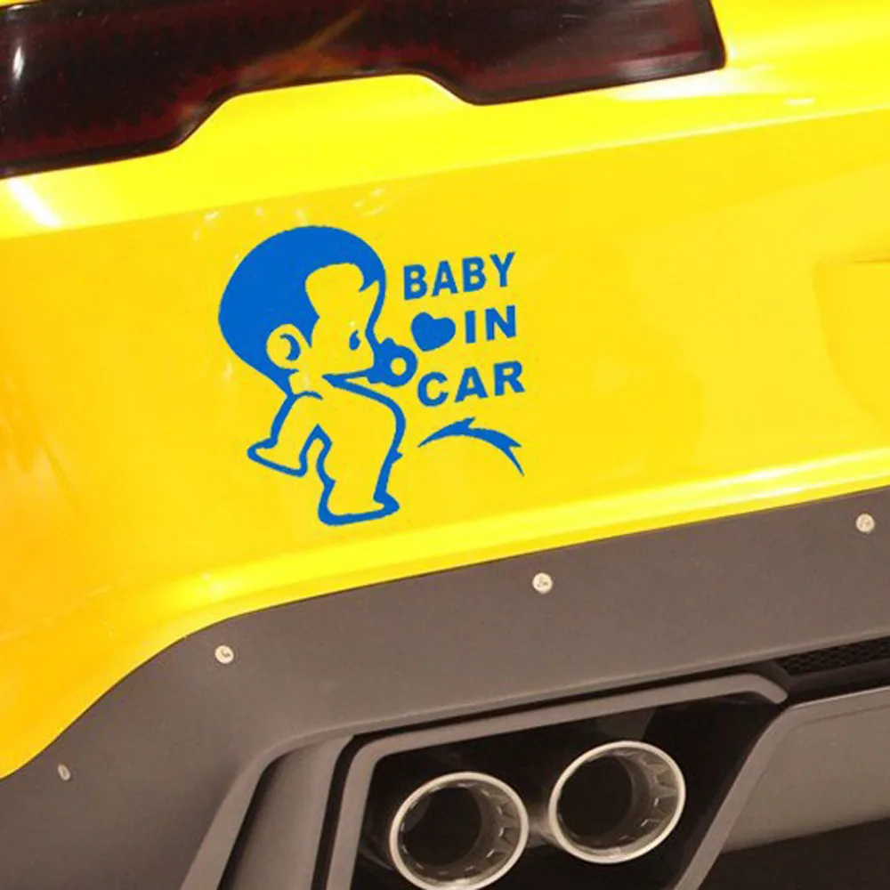 Индивидуальная Автомобильная наклейка s Baby Pee на доске автомобильная виниловая
