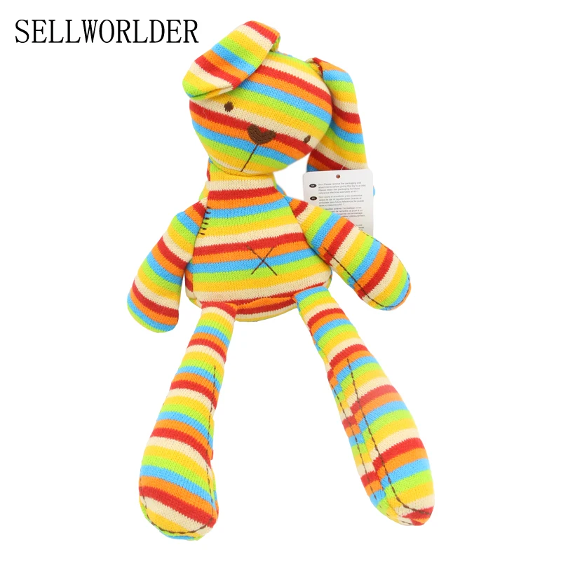 Rainbow Stripped Bunny Baby Soft Brinquedos Plush Rabbit Sleeping Mate Stuffed & Plush Animals
Rainbow Stripped Bunny Baby Soft Brinquedos Plush Rabbit Sleeping Mate Stuffed & Plush Animals