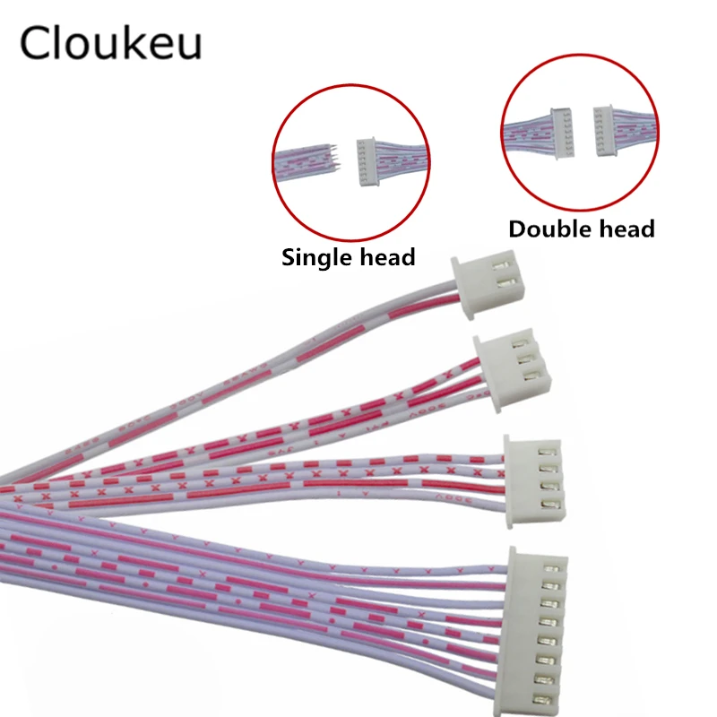 XH2.54mm Plug Terminal Electronic connection cable 2P 3P 4P 5P 6P 7P 8P 9P 10P 11P 12P 40CM-100CM
XH2.54mm Plug Terminal Electronic connection cable 2P 3P 4P 5P 6P 7P 8P 9P 10P 11P 12P 40CM-100CM