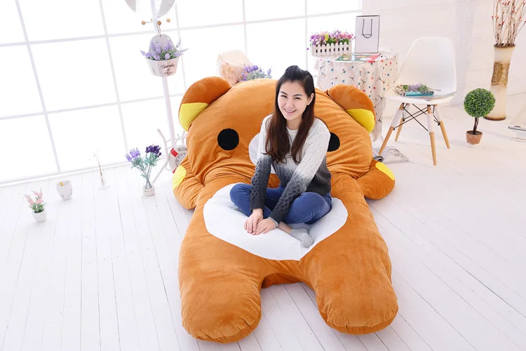Kawaii rilakkuma doll folding lazy Sofa Bed mattress couch Cute Cartoon bear Sleeping Bags Mattress cover with filling
Kawaii rilakkuma doll folding lazy Sofa Bed mattress couch Cute Cartoon bear Sleeping Bags Mattress cover with filling