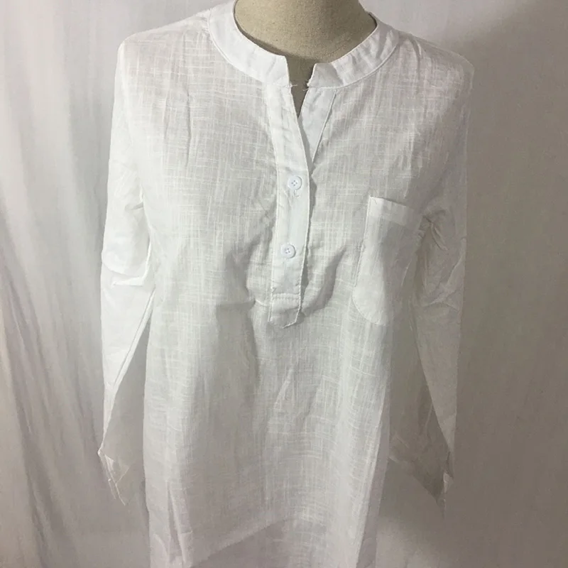 Casual Loose Women Shirts Autumn New O-Neck Blouse Long Sleeve Buttons Shirt Women Tops
Casual Loose Women Shirts Autumn New O-Neck Blouse Long Sleeve Buttons Shirt Women Tops