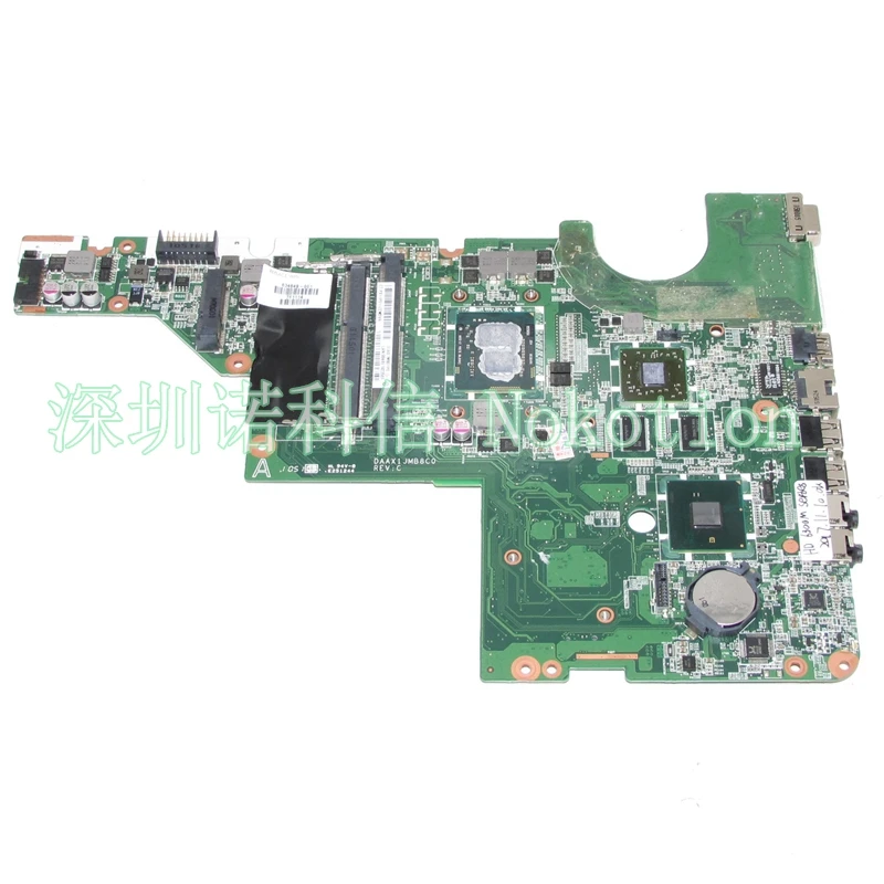 NOKOTION 634649-001 Laptop Motherboard For HP Compaq G62 CQ62 DAAX1JMB8C0 With i3-350M CPU HD6300M GPU On board
NOKOTION 634649-001 Laptop Motherboard For HP Compaq G62 CQ62 DAAX1JMB8C0 With i3-350M CPU HD6300M GPU On board