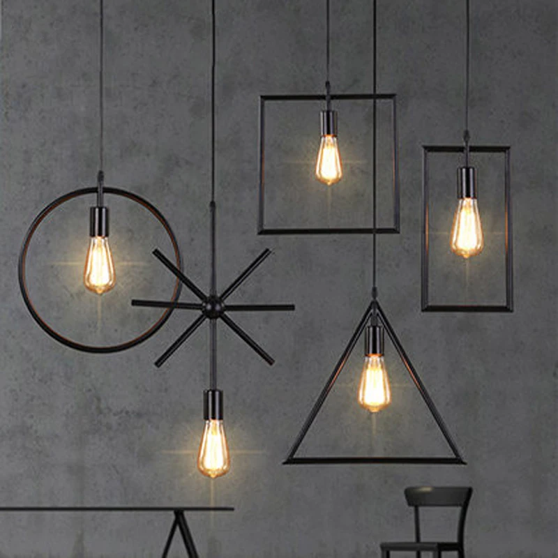 American LOFT Industry Style Black Iron Pendant Light Simple Creative Lamps For Bar&Coffee Shop Home Lighting E27 Bulb
American LOFT Industry Style Black Iron Pendant Light Simple Creative Lamps For Bar&Coffee Shop Home Lighting E27 Bulb