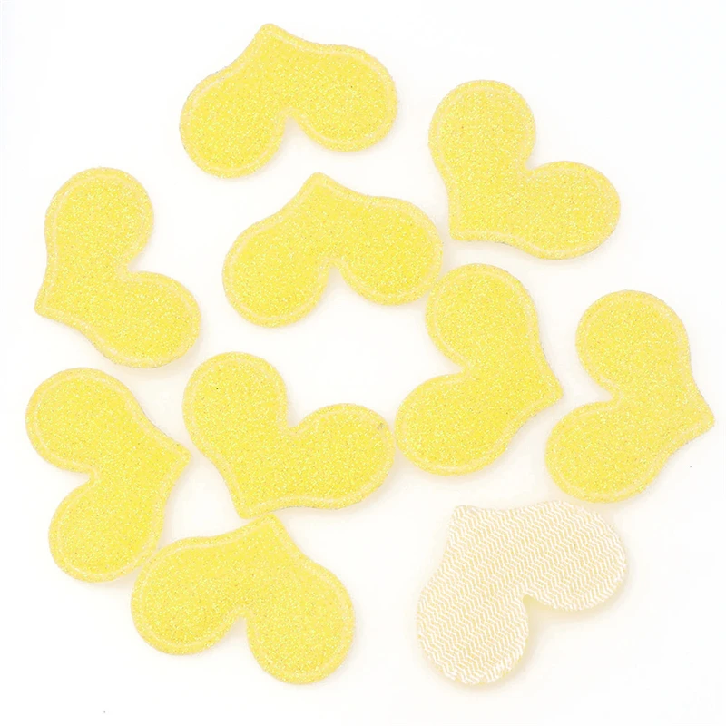 50pcs Multicolors Shiny Heart Shape Padded 29*40mm Felt Appliques for Baby Hair Clip Ornament and Garment Accessoires
50pcs Multicolors Shiny Heart Shape Padded 29*40mm Felt Appliques for Baby Hair Clip Ornament and Garment Accessoires