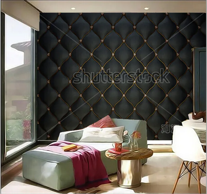 Custom 3D murals,Black Buttoned luxury leather pattern with diamonds and gemstones ,living room sofa TV wall bedroom wall paper
Custom 3D murals,Black Buttoned luxury leather pattern with diamonds and gemstones ,living room sofa TV wall bedroom wall paper