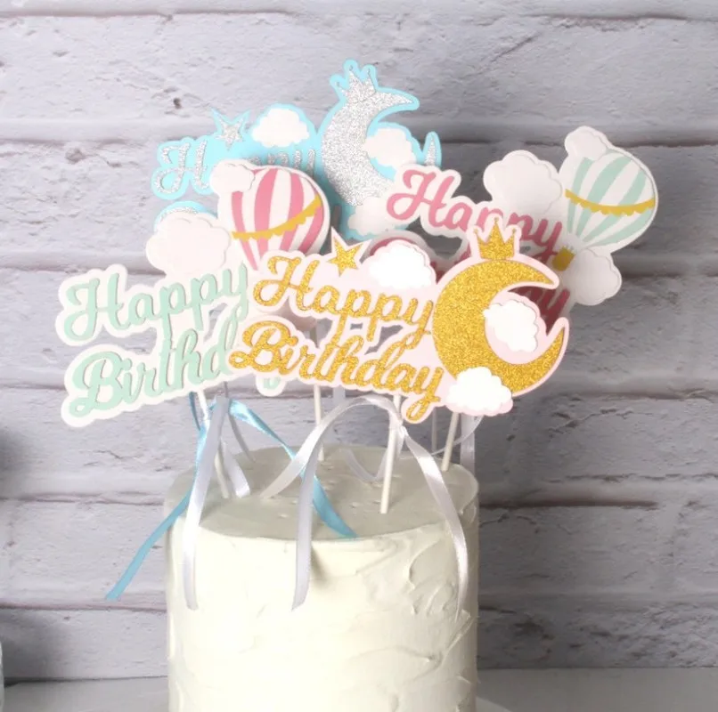 Birthday Cake Plugin Candle Baking Cake Decoration Moon Star Balloon Girl Boy Brthday Party Child Decoration
Birthday Cake Plugin Candle Baking Cake Decoration Moon Star Balloon Girl Boy Brthday Party Child Decoration