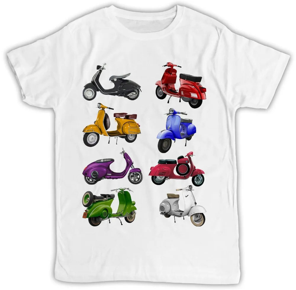 Скутеры vespa идеальный подарок ретро винтажный крутой дизайнер Мужская футболка с