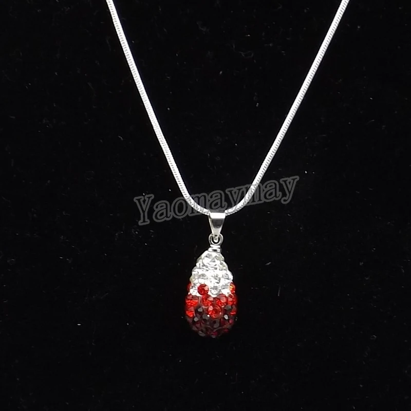 5pcs/Lot Gradient Red Waterdrop Shape Rhinestone Pendant Silver Plated Necklace Factory Price
5pcs/Lot Gradient Red Waterdrop Shape Rhinestone Pendant Silver Plated Necklace Factory Price