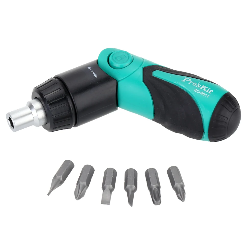 High Quality SD-9817 Multi-functional 6 In 1 Ratchet Screwdriver Set Repair Tool Kit
High Quality SD-9817 Multi-functional 6 In 1 Ratchet Screwdriver Set Repair Tool Kit