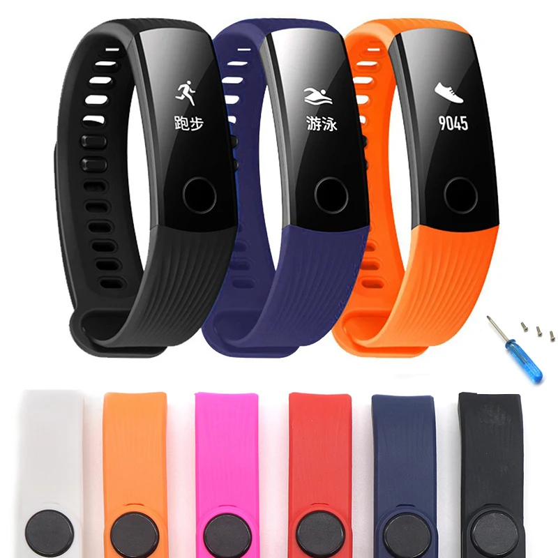 Спортивный ремешок для часов Ремешок huawei Honor Band 3 Смарт часы браслет Сменные