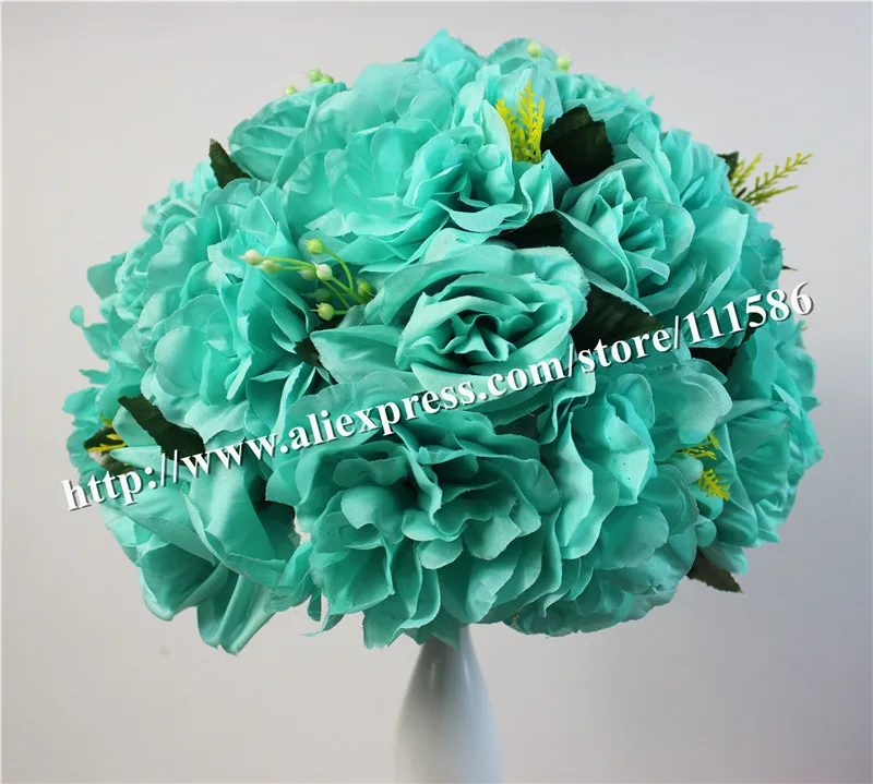 SPR -Tiffany Blue 10 шт./лот Свадебный дорожный свинцовый искусственный свадебный стол роза цветок стена центр цветок шар украшение
SPR -Tiffany Blue 10 шт./лот Свадебный дорожный свинцовый искусственный свадебный стол роза цветок стена центр цветок шар украшение
