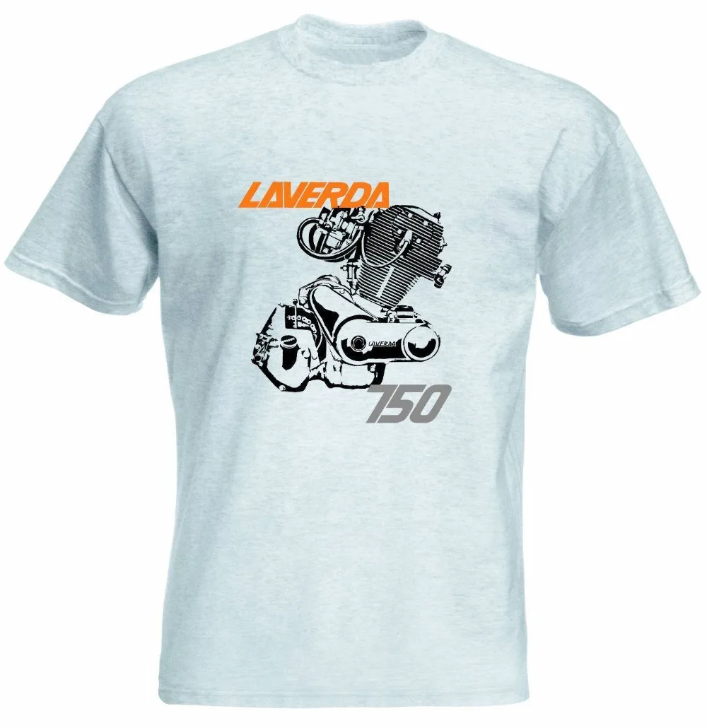 Новинка 2019 модная брендовая одежда Laverda 750 Мужская футболка с круглым вырезом и