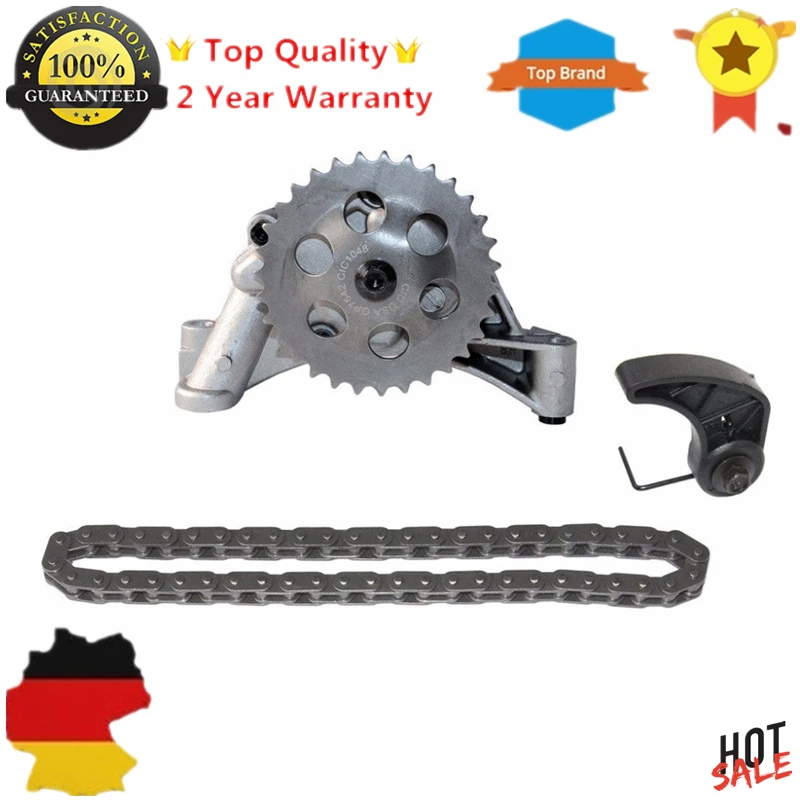 AP01 NEW Engine Oil Pump kit pump+chain+tensioner for Audi A4 TT VW Beetle Golf JettaPassat 1.8L 1.9L 2.0L L4 06A115105B
AP01 NEW Engine Oil Pump kit pump+chain+tensioner for Audi A4 TT VW Beetle Golf JettaPassat 1.8L 1.9L 2.0L L4 06A115105B