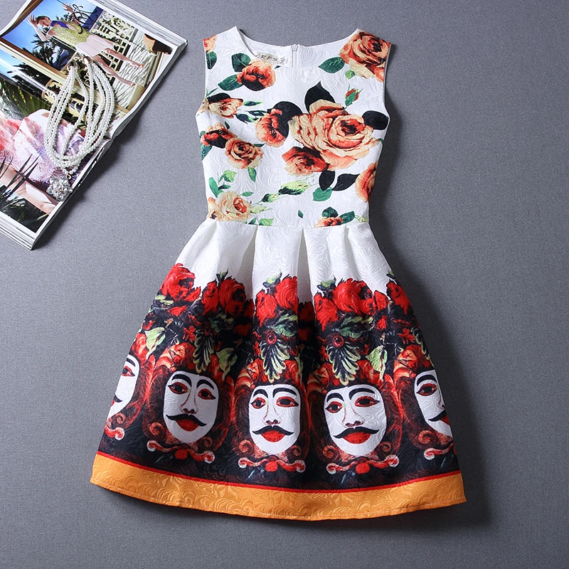 Face pattern pattern Dress Fashion Lady Women Summer Casual Sleeveless Evening Party Beach Dress Short Mini bubble Dress
Face pattern pattern Dress Fashion Lady Women Summer Casual Sleeveless Evening Party Beach Dress Short Mini bubble Dress