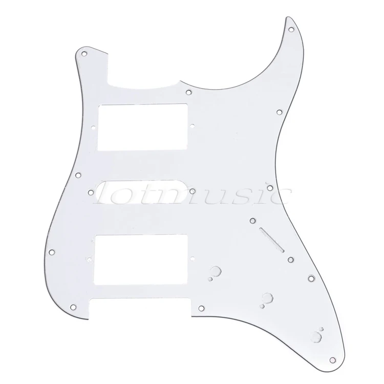 Electric Guitar Pickguard Scratch Plate For ST Guitar Parts Replacement Material HSH 3 Ply Pearl White Black
Electric Guitar Pickguard Scratch Plate For ST Guitar Parts Replacement Material HSH 3 Ply Pearl White Black