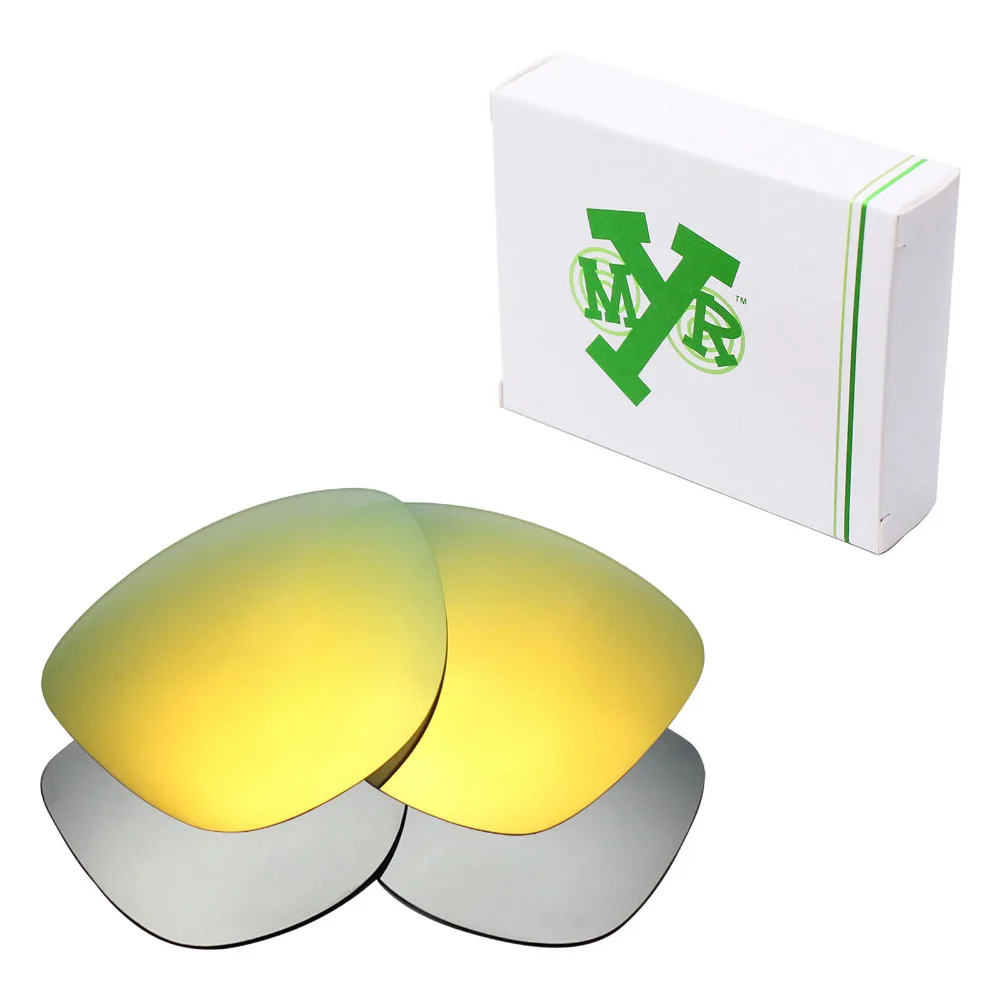 2 Pairs Mryok Anti-Scratch POLARIZED Replacement Lenses for Oakley Frogskins Sunglasses Silver Titanium & 24K Gold
2 Pairs Mryok Anti-Scratch POLARIZED Replacement Lenses for Oakley Frogskins Sunglasses Silver Titanium & 24K Gold