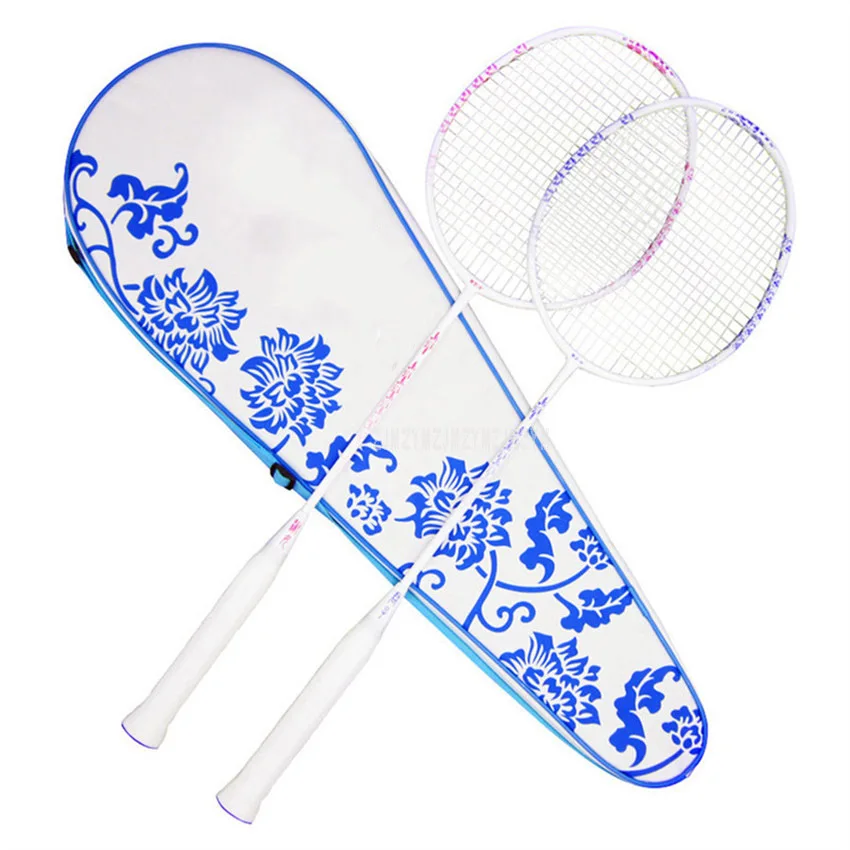 Lightweight Blue and White Porcelain Badminton Rackets Racquet Carbon Fiber Professional Badminton Rackets With Carry Bag
Lightweight Blue and White Porcelain Badminton Rackets Racquet Carbon Fiber Professional Badminton Rackets With Carry Bag