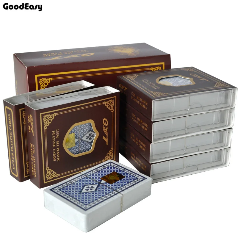 GYT 100% Plastic Playing Card Texas Hold'em Poker Playing Card Black Jack Board Game Waterproof High Quality
GYT 100% Plastic Playing Card Texas Hold'em Poker Playing Card Black Jack Board Game Waterproof High Quality