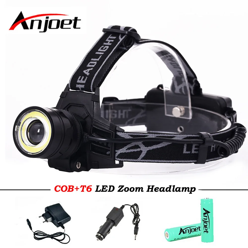 Светодиодный налобный фонарь Anjoet XM-L T6 + COB, 4 режима, фонарь для охоты и рыбалки, перезаряжаемый от USB Головной фонарь с фокусировкой, аккумуля...
Светодиодный налобный фонарь Anjoet XM-L T6 + COB, 4 режима, фонарь для охоты и рыбалки, перезаряжаемый от USB Головной фонарь с фокусировкой, аккумуля...