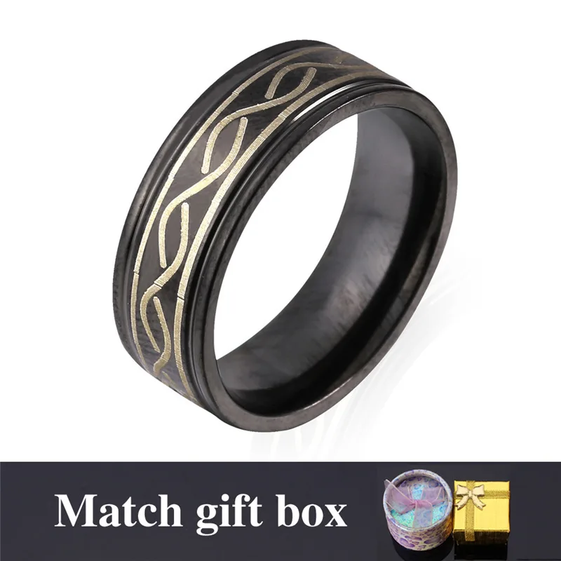 Kpop Black Ring Black Gun Color 316L Stainless Steel For Men Casual Jewelry With Gift Box Simple Streak Vintage Men's Ring R207
Kpop Black Ring Black Gun Color 316L Stainless Steel For Men Casual Jewelry With Gift Box Simple Streak Vintage Men's Ring R207