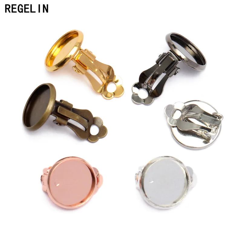 Круглые зажимы для ушей REGELIN, основа для сережек с кабошоном, 20 шт./лот, подходит для кабошона 12/14 мм, камея, фурнитура для изготовления ювелир...
Круглые зажимы для ушей REGELIN, основа для сережек с кабошоном, 20 шт./лот, подходит для кабошона 12/14 мм, камея, фурнитура для изготовления ювелир...