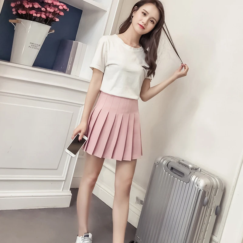 Paris Girl Mini Pleat Skirt Harajuku Preppy Style Plaid Skirts Cute Japanese School Uniforms Ladies Kawaii Skirt Saia Faldas
Paris Girl Mini Pleat Skirt Harajuku Preppy Style Plaid Skirts Cute Japanese School Uniforms Ladies Kawaii Skirt Saia Faldas
