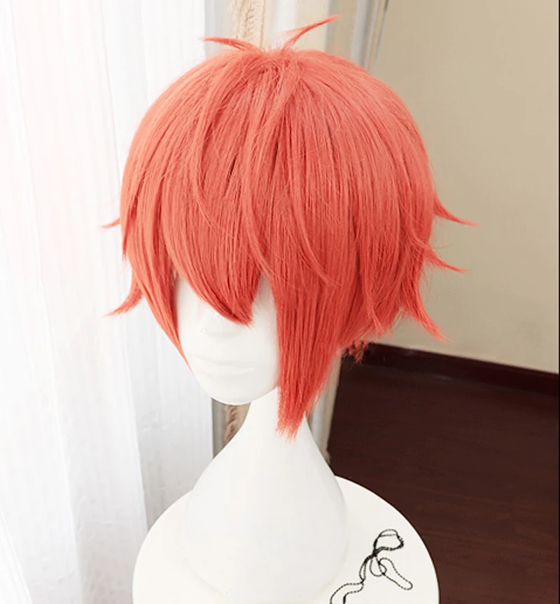 IDOLiSH7 Cosplay Wigs NANASE RIKU Wig Short Orange Heat Resistant Synthetic Hair Cosplay Wig+ Track No. + Wig Cap
IDOLiSH7 Cosplay Wigs NANASE RIKU Wig Short Orange Heat Resistant Synthetic Hair Cosplay Wig+ Track No. + Wig Cap