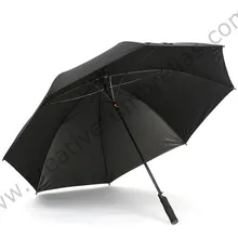 135cm 3-4 persons Anti-UV 5 times black coating Taiwan Formosa parasol auto open windproof fiberglass outdoor golf umbrella