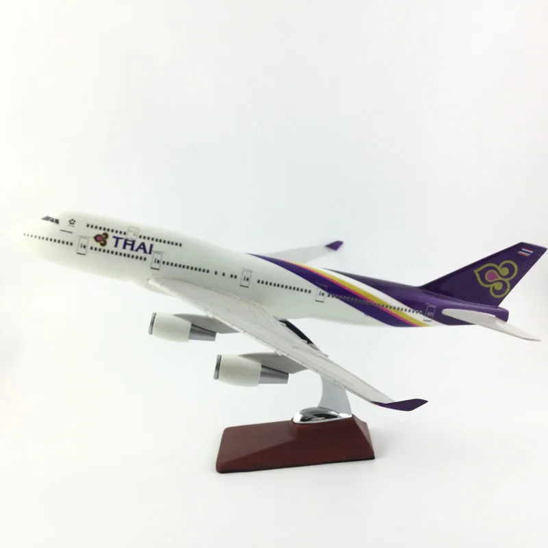 Тайский авиакомпании 45 47 boeing747 тайский модель самолета Модель имитация на