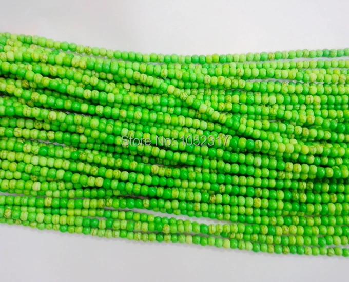 Wholesale 3-4mm Bead Length 40cm/16inch Strand Green stone Howlite Round Beads Loose Bead GIFT DIY Gift
Wholesale 3-4mm Bead Length 40cm/16inch Strand Green stone Howlite Round Beads Loose Bead GIFT DIY Gift