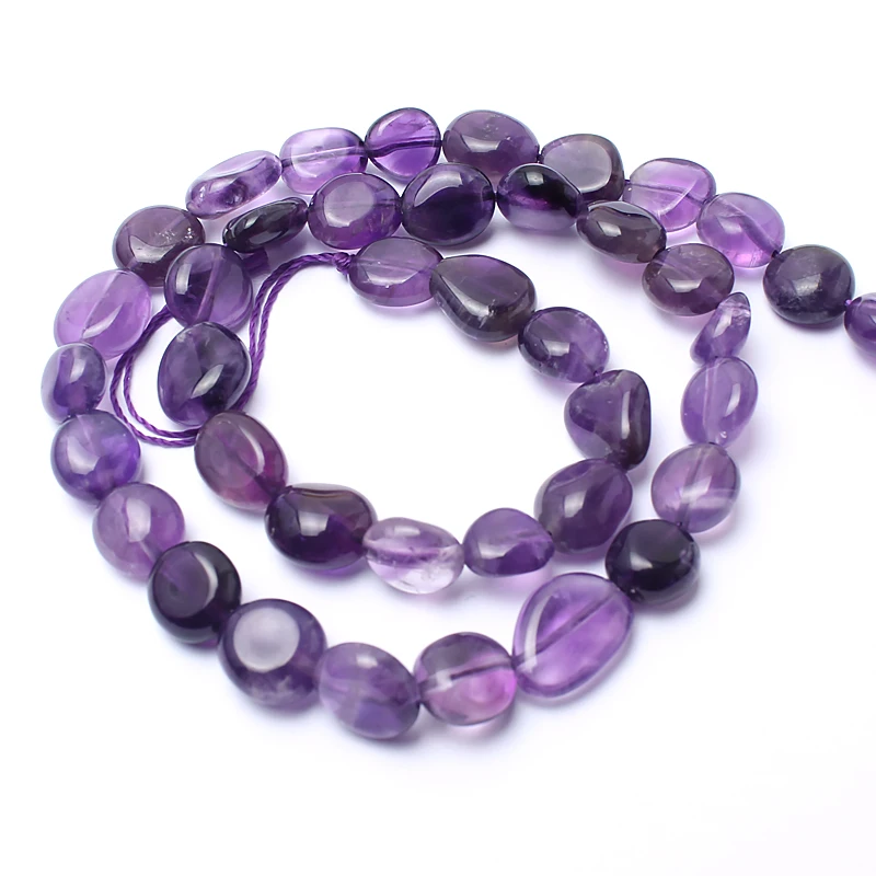 Natural Stone Beads 8-10mm Irregular Amethyst Purple Crystal Stone Beads For Jewelry Making DIY Charm Bracelet Necklace 15inches
Natural Stone Beads 8-10mm Irregular Amethyst Purple Crystal Stone Beads For Jewelry Making DIY Charm Bracelet Necklace 15inches