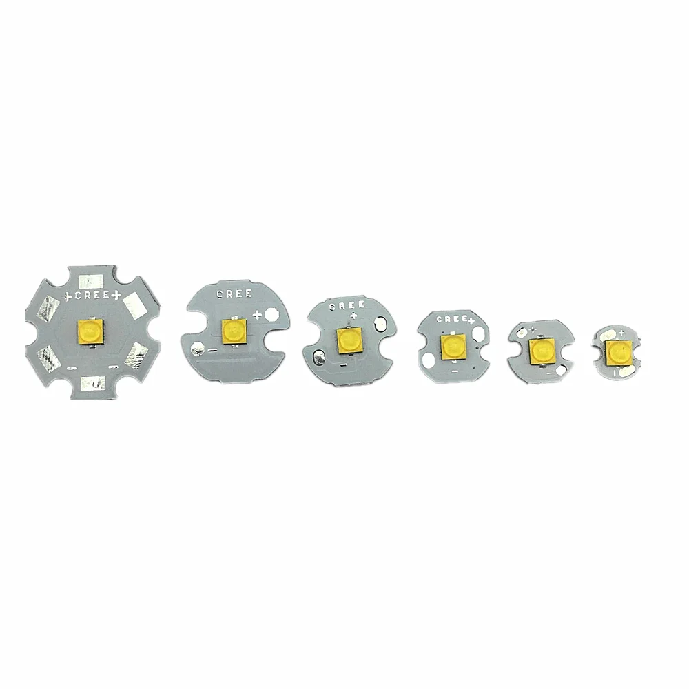 2pcs Cree XTE XT-E 1W - 5W Led Nature White 4000-4500K LED Light With 8/10/12/14/16/20MM Aluminum PCB For DIY Flashlight Lamp
2pcs Cree XTE XT-E 1W - 5W Led Nature White 4000-4500K LED Light With 8/10/12/14/16/20MM Aluminum PCB For DIY Flashlight Lamp