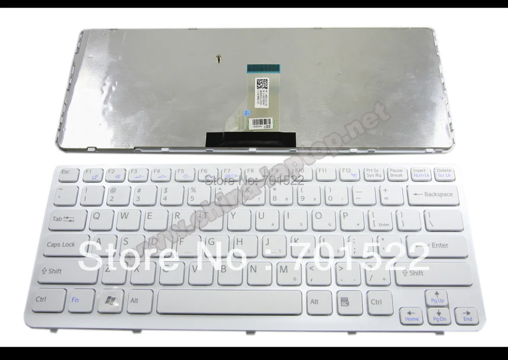 Genuine New US Laptop keyboard for Sony Vaio E Series SVE14 SVE14 SVE141SVE1412S7C SVE1412S6C white frame - 149021811 V134046BS1
Genuine New US Laptop keyboard for Sony Vaio E Series SVE14 SVE14 SVE141SVE1412S7C SVE1412S6C white frame - 149021811 V134046BS1