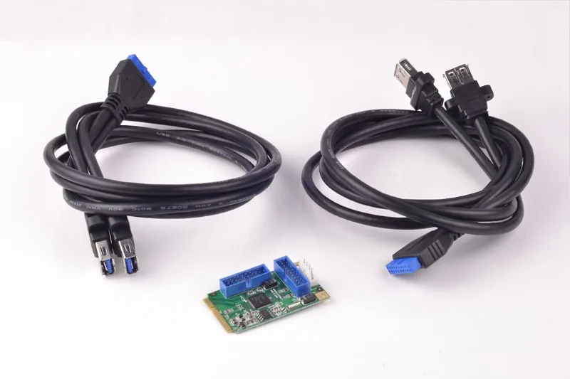 Mini PCIe to 4 Port USB3.0 Host Controller Card 19pin Header Chipset for Renesas
Mini PCIe to 4 Port USB3.0 Host Controller Card 19pin Header Chipset for Renesas