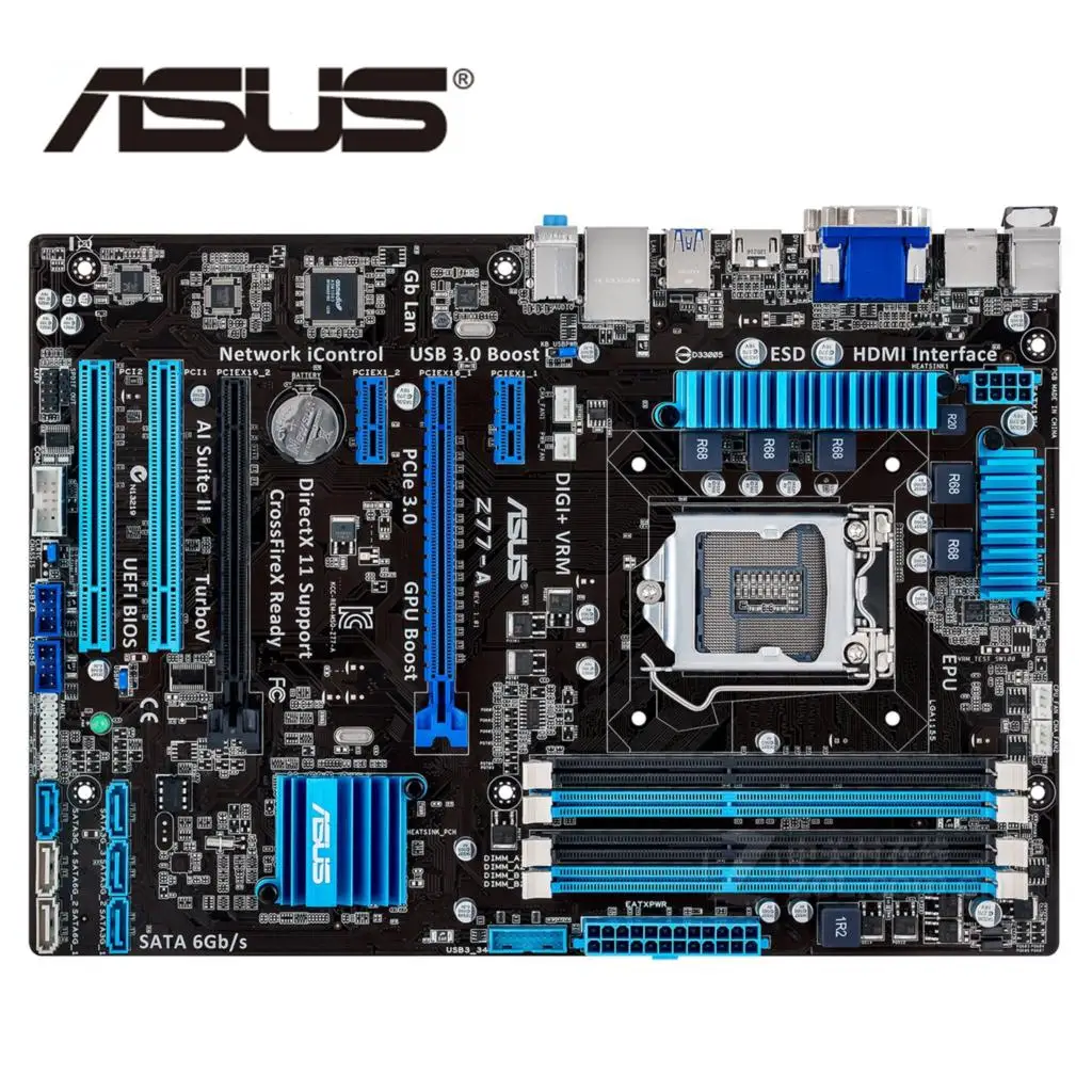 LGA1155 DDR3 Z77 для ASUS Z77-A 100% оригинальная материнская плата USB 3 32G Z77A настольная материнская плата SATA III материнская плата PCI-E X16 б/у
LGA1155 DDR3 Z77 для ASUS Z77-A 100% оригинальная материнская плата USB 3 32G Z77A настольная материнская плата SATA III материнская плата PCI-E X16 б/у