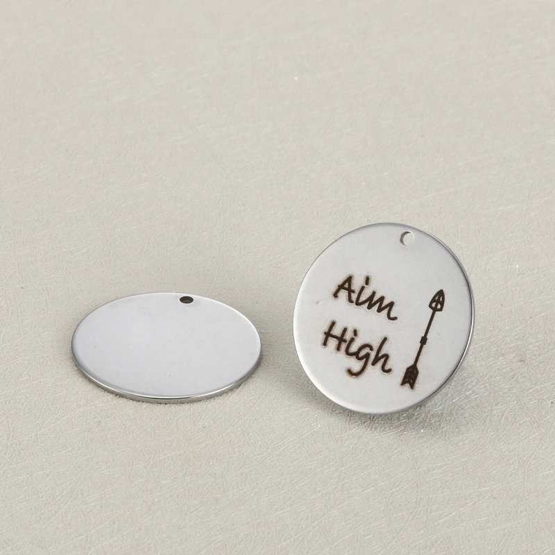 20pcs 25mm Stainless steel DIY accessories handmade jewelry lettering Aim High charm for jewelry making
20pcs 25mm Stainless steel DIY accessories handmade jewelry lettering Aim High charm for jewelry making