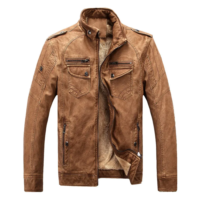 MORUANCLE Men's Winter Warm Leather Jackets And Coats Casual Fleece Lined PU Windbreaker Outerwear For Male Thick Thermal
MORUANCLE Men's Winter Warm Leather Jackets And Coats Casual Fleece Lined PU Windbreaker Outerwear For Male Thick Thermal