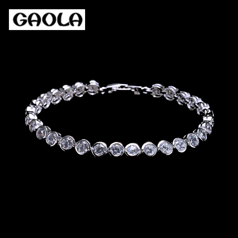 GAOLA Zircon Bracelet Unique Design Trendy Silver Plated Luxury Clear AAA Cubic Zirconia Jewelry Chain Bracelets GLS0129
GAOLA Zircon Bracelet Unique Design Trendy Silver Plated Luxury Clear AAA Cubic Zirconia Jewelry Chain Bracelets GLS0129
