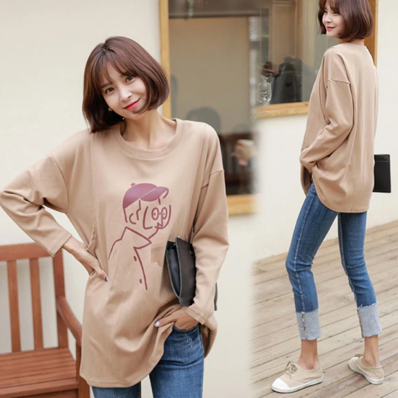 OkayMom Maternity Nursing Top Clothes Pregnancy Nurser Wear Long Sleeve Tees Clothing Korean Loose Cute Cartoon Breastfeeding Hoodies For Pregnant
OkayMom Maternity Nursing Top Clothes Pregnancy Nurser Wear Long Sleeve Tees Clothing Korean Loose Cute Cartoon Breastfeeding Hoodies For Pregnant