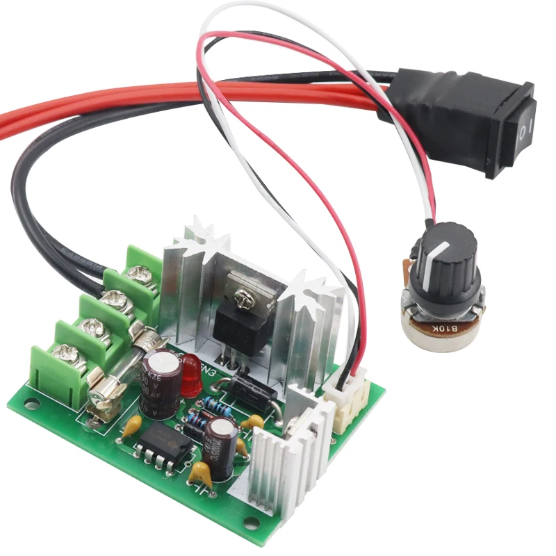 12V controller 24V DC motor governor positive and negative double control variable speed switch small motor electronic drive
12V controller 24V DC motor governor positive and negative double control variable speed switch small motor electronic drive