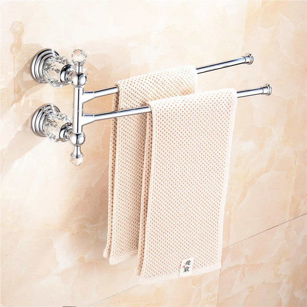 AUSWIND Antique Polished Sliver Brass Towel Rack 2 Arms Crystal Wall Mounted Bathroom Lavatory QC02
AUSWIND Antique Polished Sliver Brass Towel Rack 2 Arms Crystal Wall Mounted Bathroom Lavatory QC02
