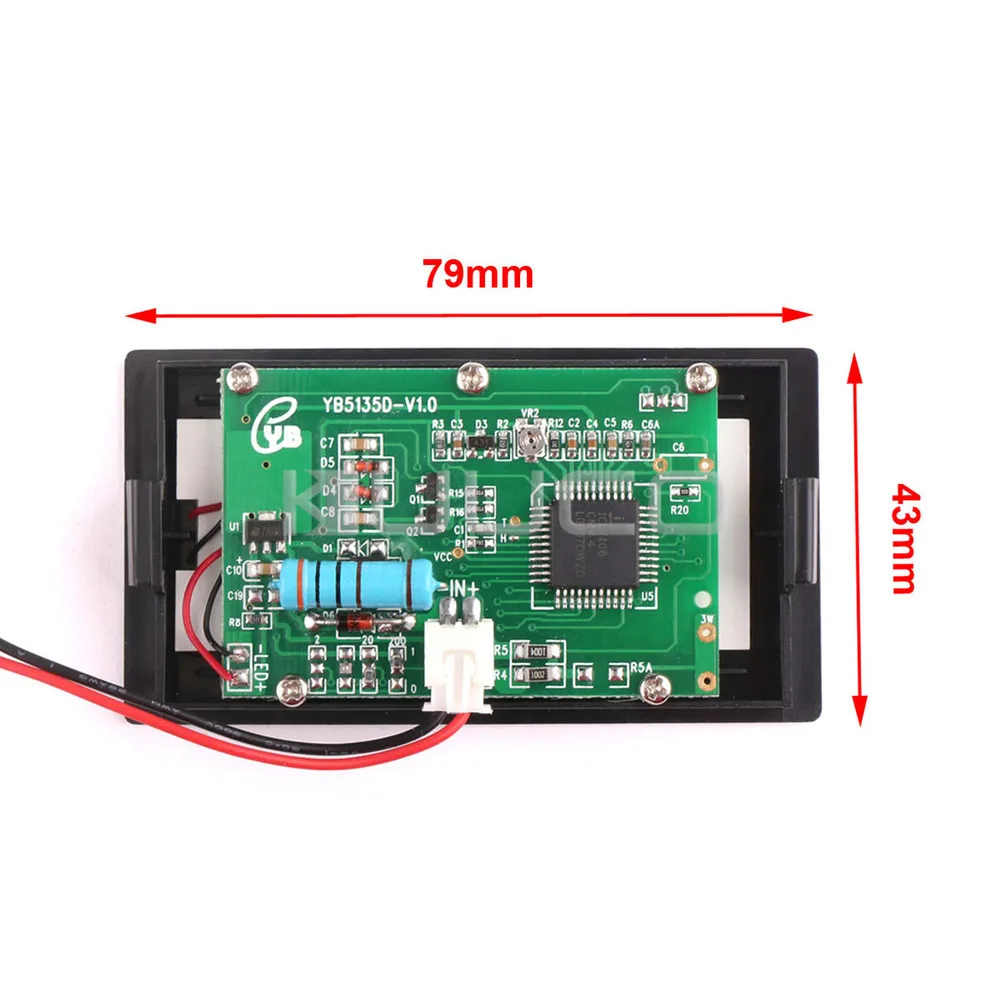 DC12V 24V Voltage Meter DC 3.5V~30V Blue LCD Display Digital Voltmeter LCD blue backlight Digital Tester
DC12V 24V Voltage Meter DC 3.5V~30V Blue LCD Display Digital Voltmeter LCD blue backlight Digital Tester