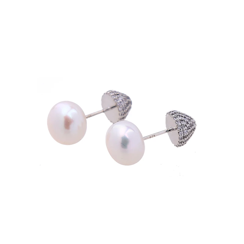 Uer Two-color Elegant Freshwater Pearl Stud Earrings Women Fashion Double Side Earrings Christmas Gift
Uer Two-color Elegant Freshwater Pearl Stud Earrings Women Fashion Double Side Earrings Christmas Gift